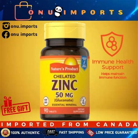 Sundance Chelated Zinc Gluconate Mg Tablets Lazada Ph