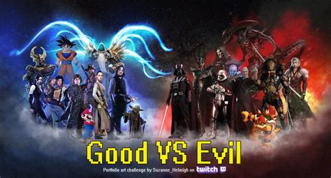 Good VS Evil art challenge! by Suzanne-Helmigh on DeviantArt