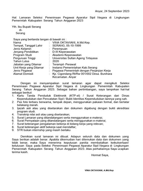 Surat Utk Bupati Pdf