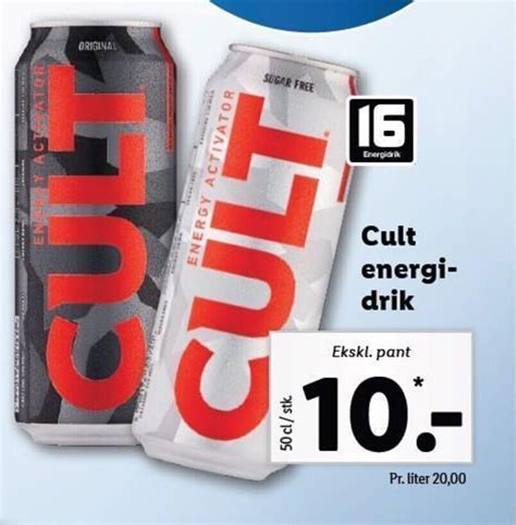 Cult Energidrik Tilbud Hos Lidl