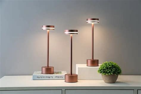 Forlife Göksu Dekoratif Şarjlı Led Masa Lambası Rose Gold FL 8065