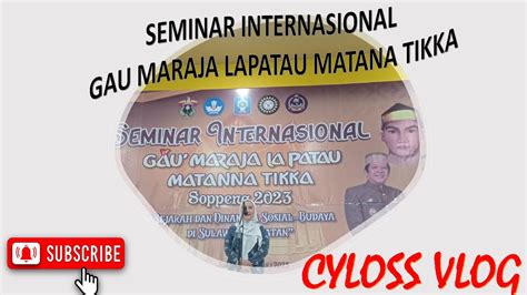 Seminar Internasional Gau Maraja Lapatau Matana Tikka Kabupaten