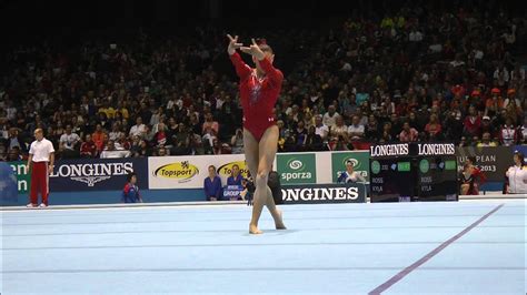 Kyla Ross Floor 2013 World Championships Qualification Youtube