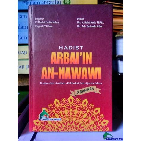 Jual Terjemah Kitab Arbain Nawawi Arba In Nawawi Lirboyo Press Shopee