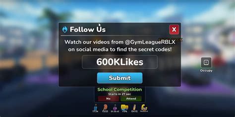 Roblox All Active Gym League Codes September 2024