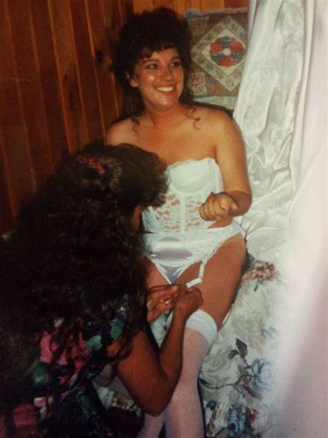 Bride Gets Help Putting On Her Lingerie Scrolller