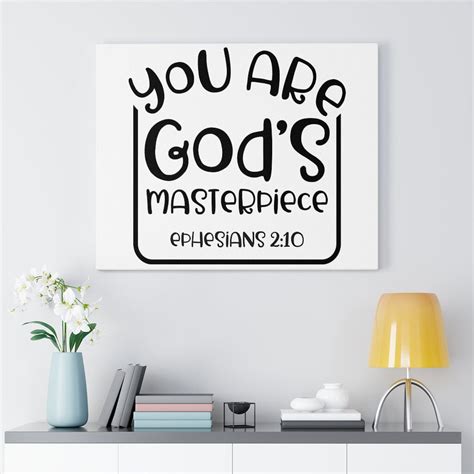 Trinx Are Gods Masterpiece Ephesians 210 Christian Wall Art Bible