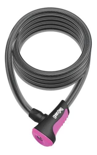 Candado De Cable Onguard Cmx Mm Bicicleta Rosa