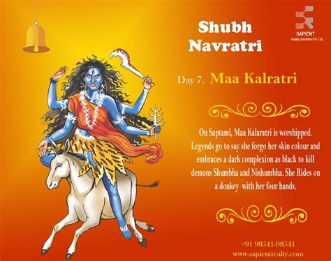 Maa Kalratri Images 7th Day Of Navratri Jai Mata Di Navratri