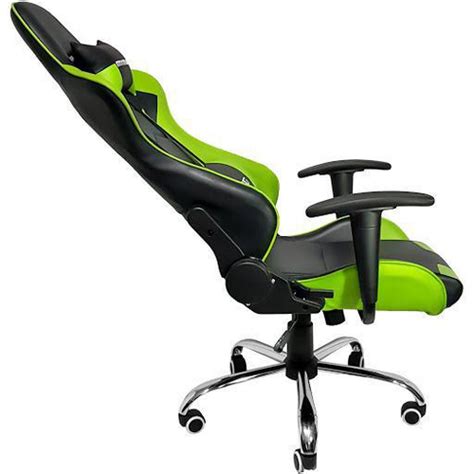 Cadeira Gamer Mymax Mx7 Giratória Preto Verde no Shoptime