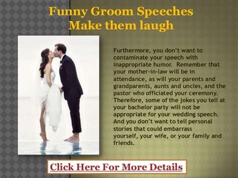 Funny groom speeches – make them laugh