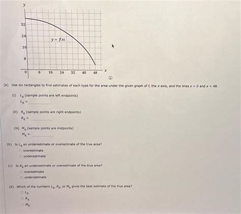 Solved Use Six Rectangles To Find Estimates Of Each Type For Chegg