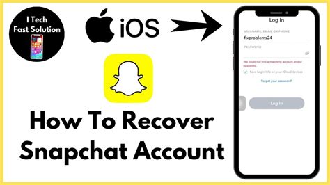 How To Recover Snapchat Account Recover Snapchat Account 2024 Youtube