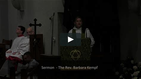 Pentecost Xix Sermon The Rev Barbara Kempf On Vimeo