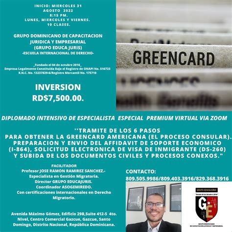 Tramite De Los Pasos Para Obtener La Greencard