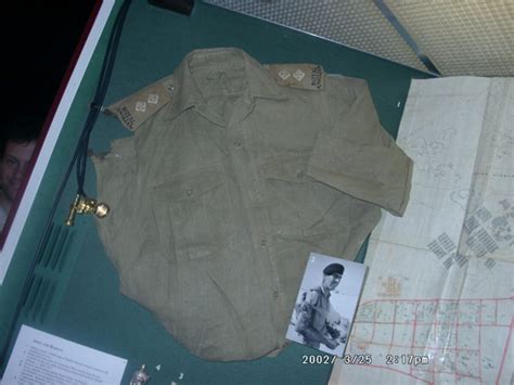 Jacket worn by a Royal Anglian Regiment officer shot and injured in ...