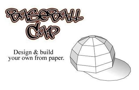 2 5 Paper Baseball Caps · A Paper Model · Papercraft On Cut Out Keep