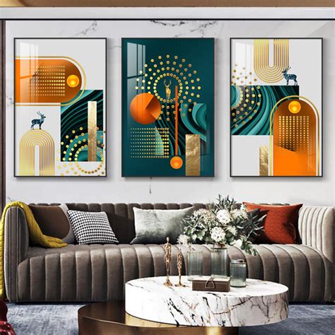 3 Pieces Modern House Decoration Canvas Painting Home Interior Design