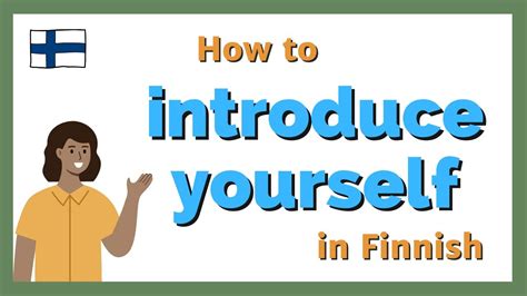 How To Introduce Yourself In Finnish In A Natural Way Fin Eng