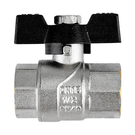 Кран шаровый RAFTEC BLACK ВВ 1/2" | СантехКлаус