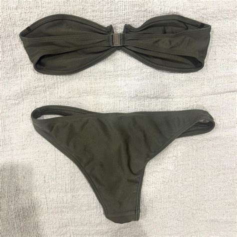 Bec Bridge Bikini Set Khaki Becandbridge Depop