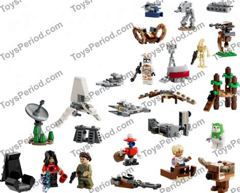 LEGO 75366 Advent Calendar 2023, Star Wars Set Parts List