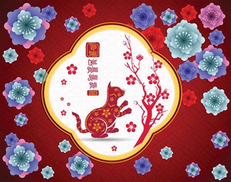 Happy Lunar New Year Vietnamese New Year Year Of The Cat