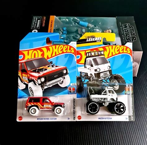 Each Hot Wheels Legends Tour Mazda Autozam Nissan Patrol Custom