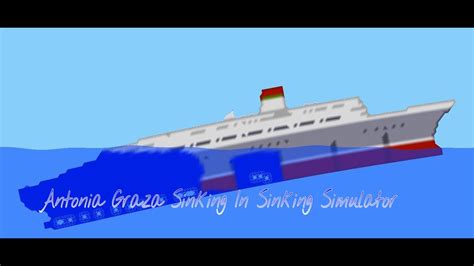 Antonia Graza Sinks In Sinking Simulator Youtube