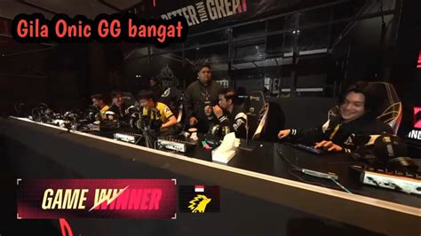 Game Pertama Onic Esport Vs Bigetron Sons Di M5 YouTube