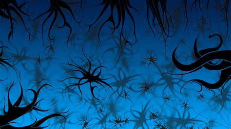 1920x1080 Black Patterns Shadows Blue Background Coolwallpapers Me