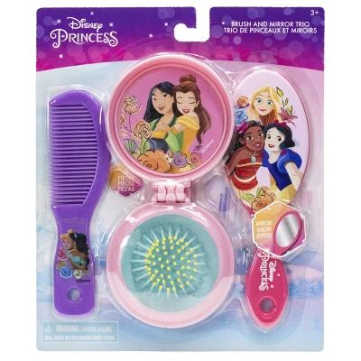 Disney Princess Pop Up Hair Brush And Mirror Set Target