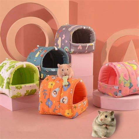 Cama Casa Cuyo Raton Conejo Erizo Hamster Huron 19x19cm Moda De Mujer