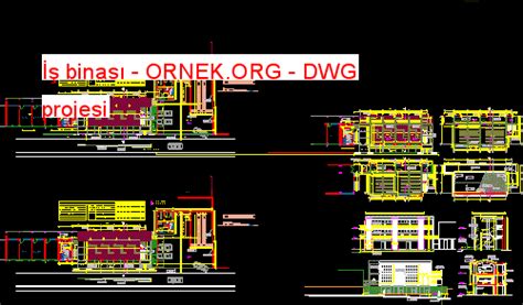 Binas Dwg Projesi Autocad Projeler