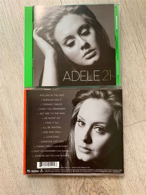 Adele 21 Hobbies And Toys Music And Media Cds And Dvds On Carousell