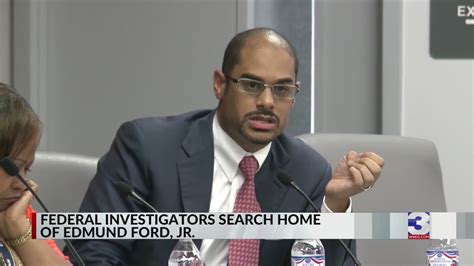 Fbi Searches County Commissioner Edmund Ford Jr S Home Youtube