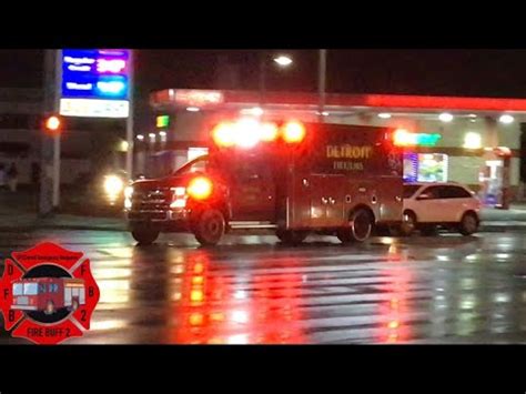 Detroit Fire Ems Medic Responding Priority Medical Injury