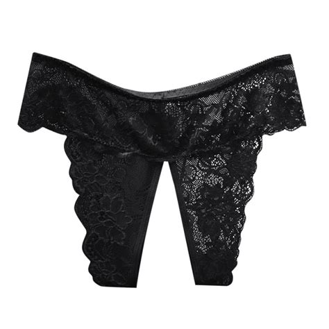 Crotchless Thong For Women Black Secy Panty Women S Sexy Lingerie Underwear Women Sexy