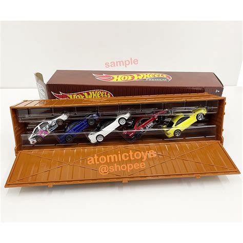Hot Wheels Mountain Drifters Container Box Set With LBWK Nissan Skyline Trueno AE 86 Japan Box
