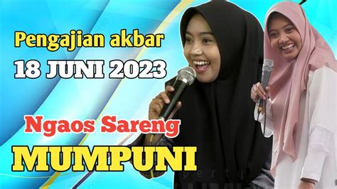 Pengajian Akbar Juni Sareng Mumpuni Ceramah Ngapak Lucu