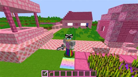 Strawburry 17 kawaii texturepack Minecraft Texture Pack