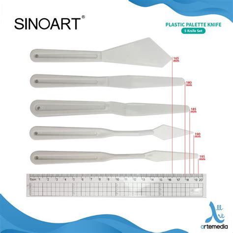 Jual SINOART PLASTIC PALLETE KNIFE SET PISAU PALET LUKIS SPATULA