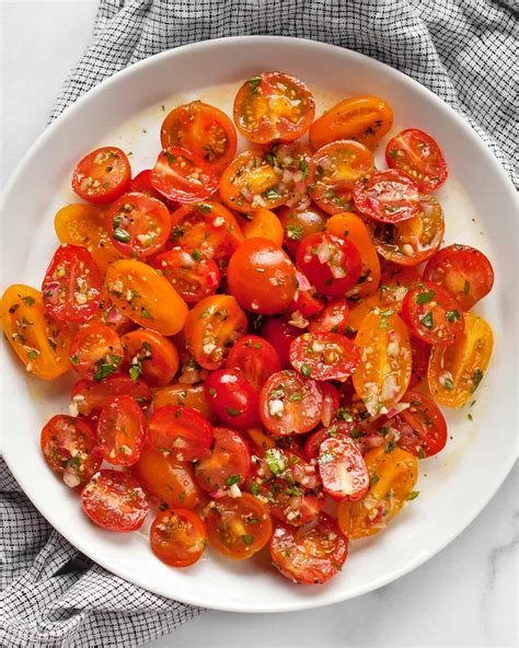 Marinated Cherry Tomatoes Recipe Last Ingredient