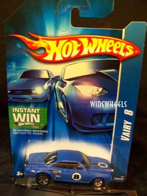 2006 HOT WHEELS 156 5 VAIRY 8 BLUE 07 IWG AMER CARD EBay