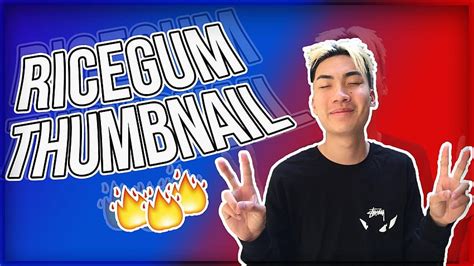 Thumbnail Templates Ricegum Hd Wallpaper Pxfuel