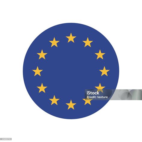 European Union Flag Eu Flag Flag Icon Standard Color Circular Icon