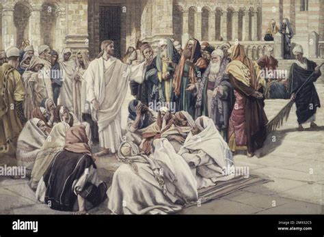 Tissot pharisees question jesus hi-res stock photography and images - Alamy