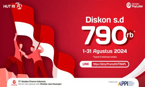 Rayakan Hut Ri Ke Diskon Hingga Rp Ribu Di Merchant Offline