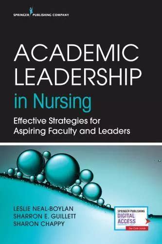 Leadership Acad Mique En Soins Infirmiers Strat Gies Efficaces Pour