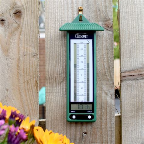 Min/Max Garden Thermometer By ClimeMET